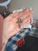 Small Cross Key Chain