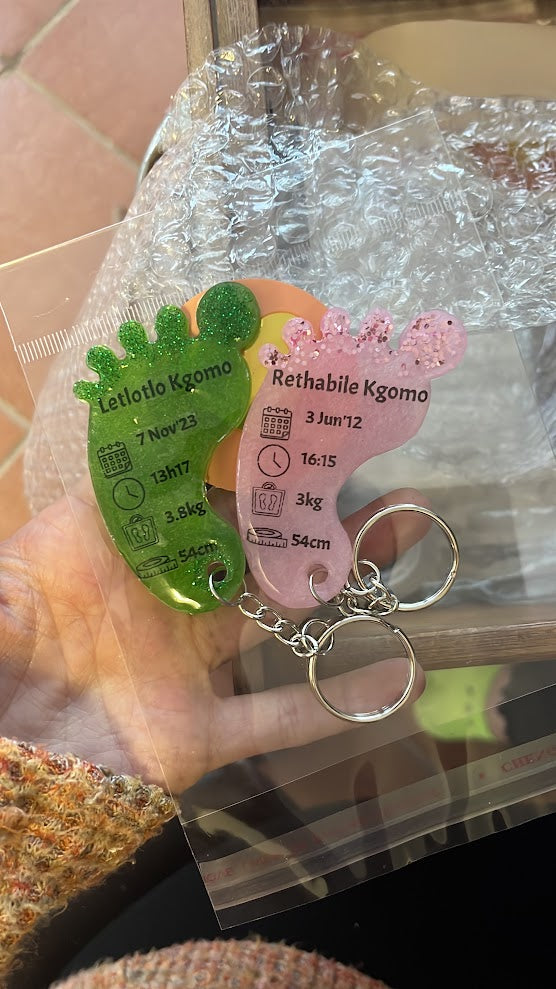 Large Foot Key Chain