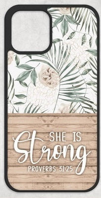 Personalized Wood Leaf Cellphone Case