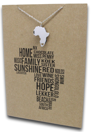 Africa Pendant & Chain