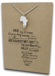 Africa Pendant & Chain