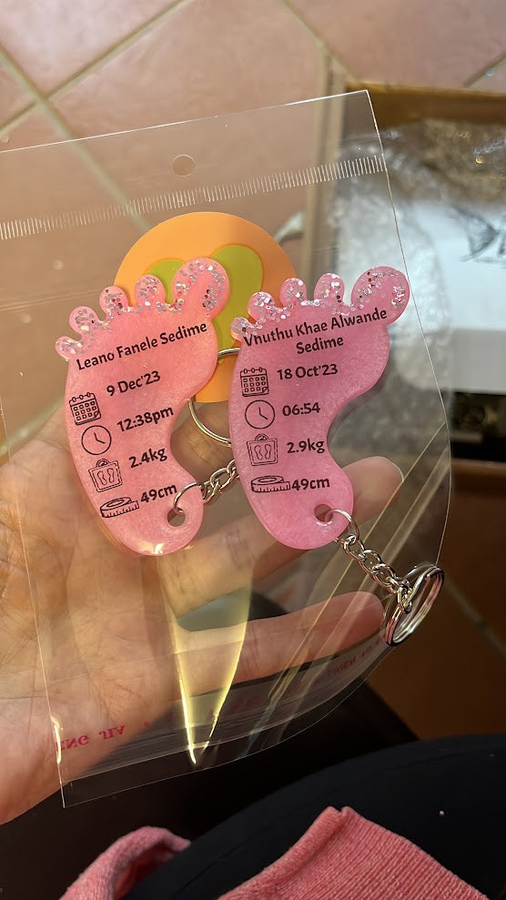 Large Foot Key Chain