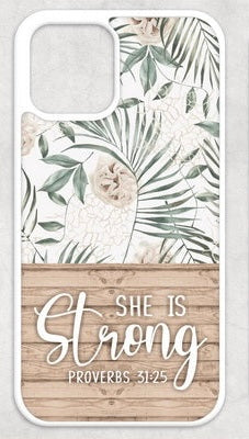 Personalized Wood Leaf Cellphone Case