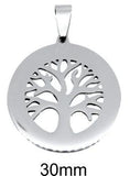 Custom Engraved Tree of Life Pendant and Chain