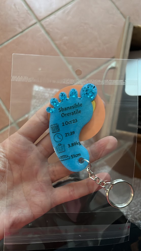 Large Foot Key Chain