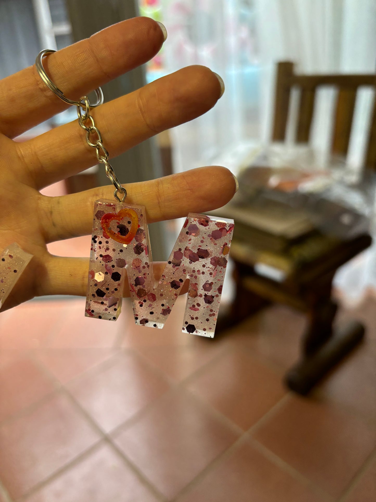 Letter Key Rings