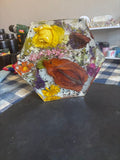 Large Resin Hexagon