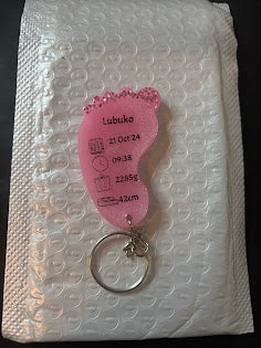 Medium Foot Key Chain Shape B