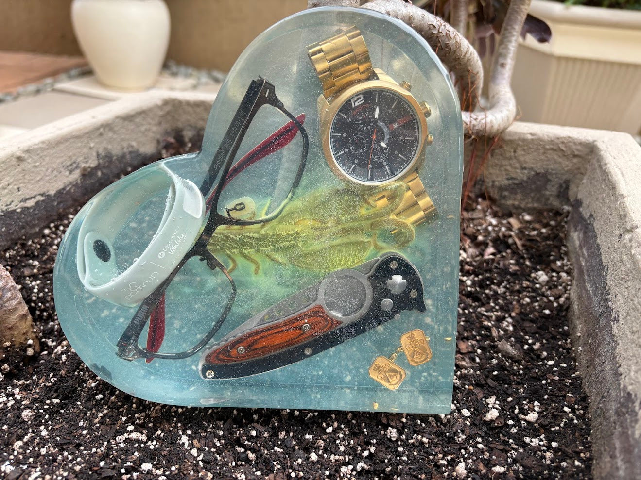 Large Resin Heart