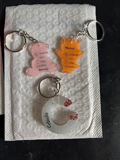 Extra Small Bear Key chain