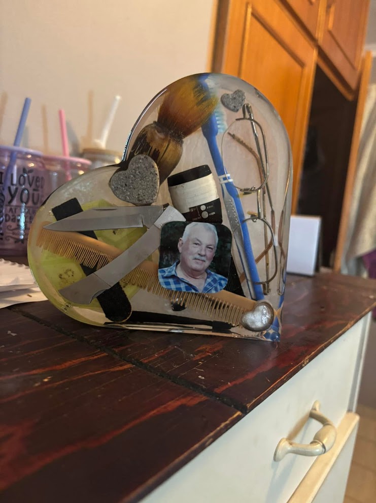 Large Resin Heart