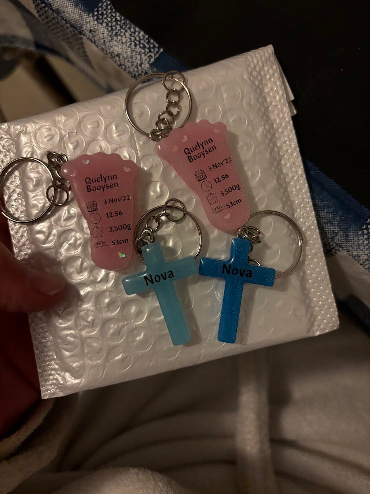 Small Cross Key Chain