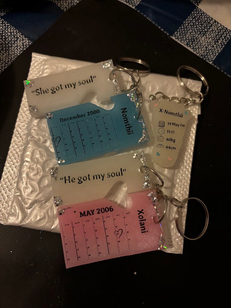 Calendar Key Chain