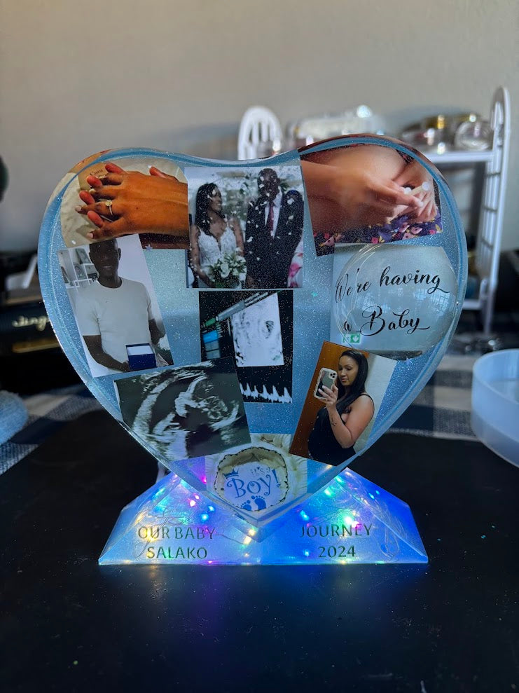 Medium Heart on Stand