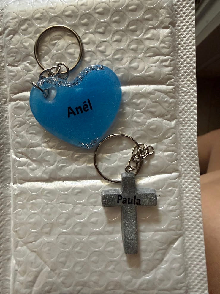Small Cross Key Chain