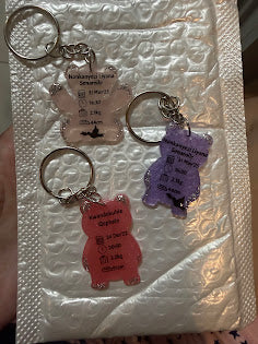 Extra Small Bear Key chain