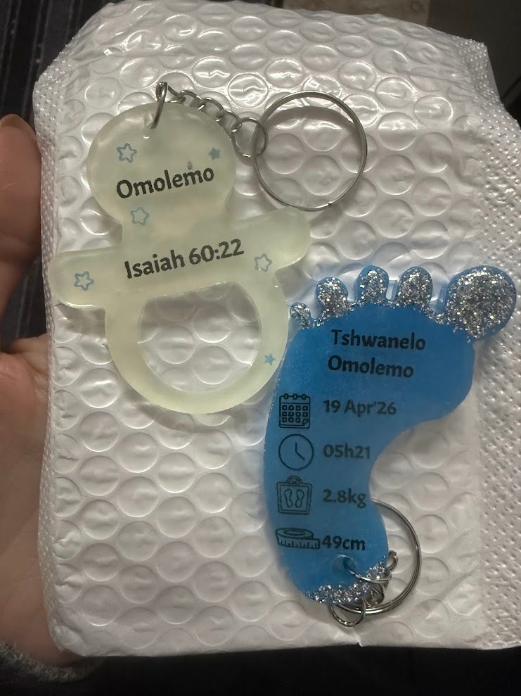 Large Foot Key Chain