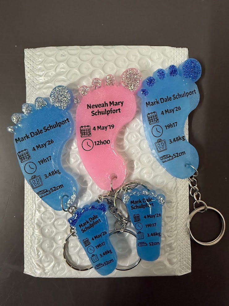 Large Foot Key Chain