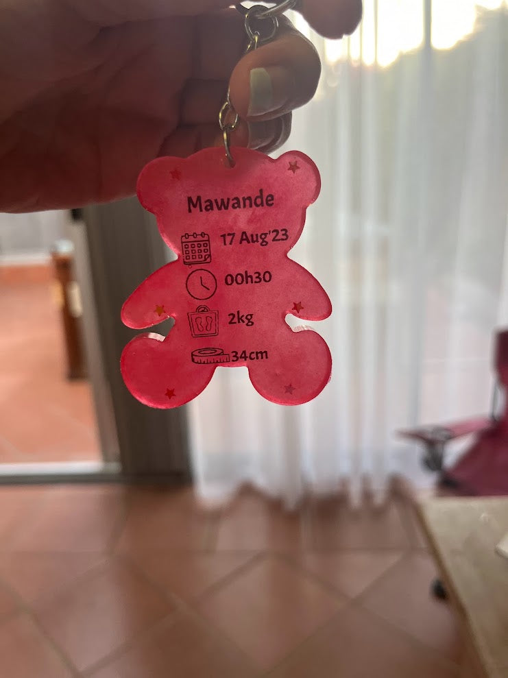 Large Teddy Key Chain