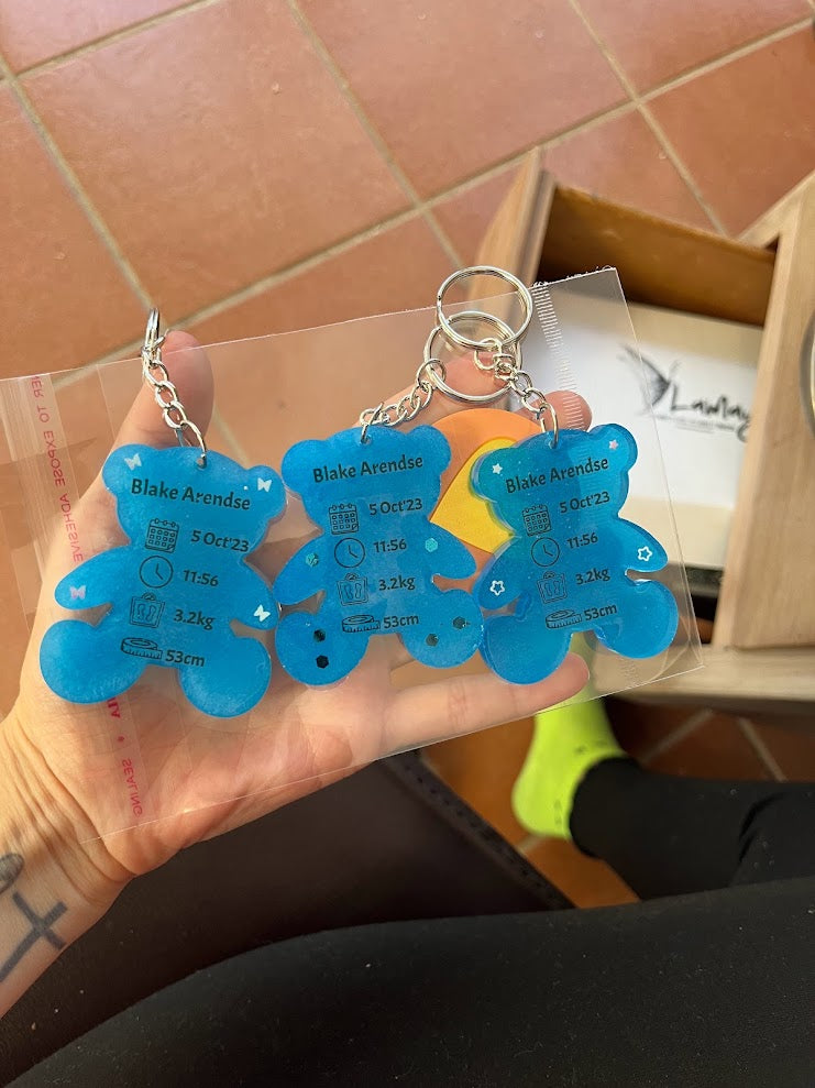 Large Teddy Key Chain