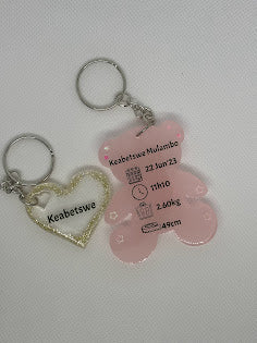 Large Teddy Key Chain