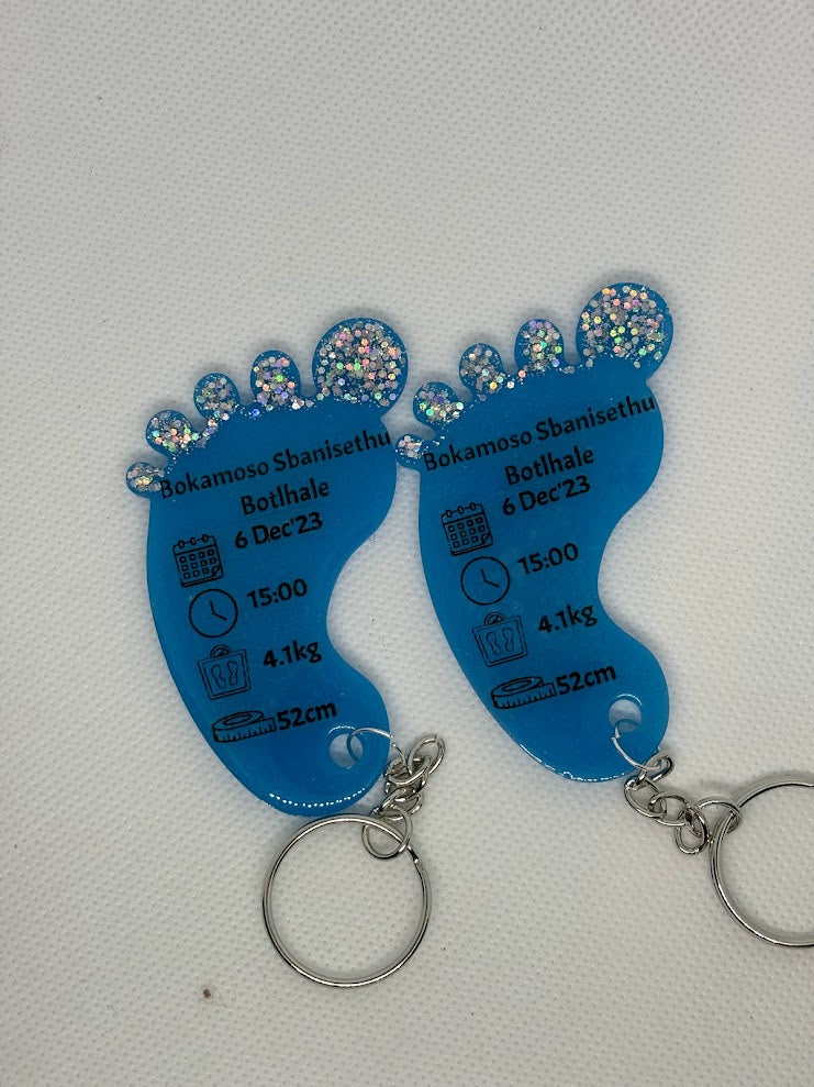 Large Foot Key Chain