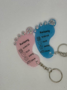 Large Foot Key Chain