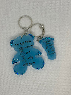 Large Teddy Key Chain