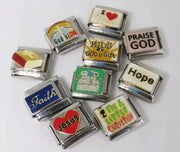 Surprise Pack 9mm Religious Charms - 10 Mixed Charms