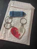 Split Heart Key Chain