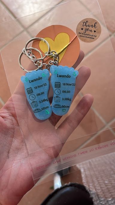Small Foot Key Chain