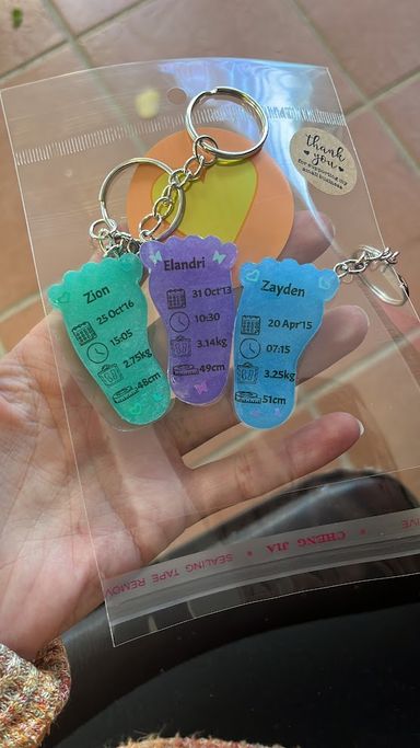 Small Foot Key Chain