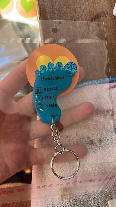 Medium Foot Key Chain Shape A