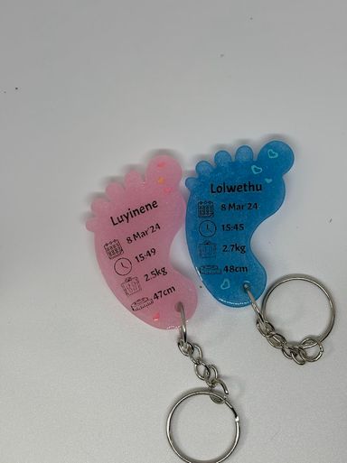 Medium Foot Key Chain Shape A